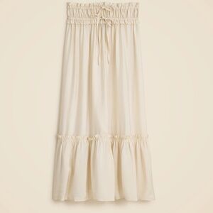 J CREW SMOCK WAIST MIDI SKIRT- XXS NWT